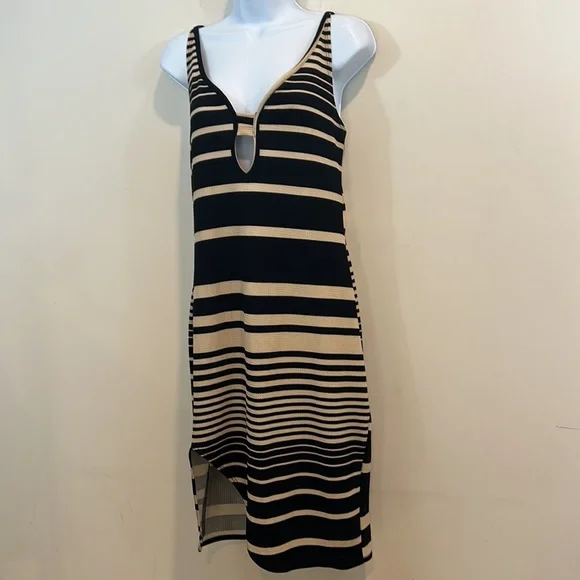 Brat Star Sleeveless Multi Strip Dress Size XL - Picture 6 of 9